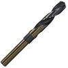 39/64" Reduced Shank HSS Black & Gold KFD Drill Bit, 1/2" Shank, 3-Flat Shank, KFDRSD39/64