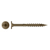 1/4 x 3 Strong-Point  Wafer Head Knurl Type 17 WAR Coated Timber Screw - Carton (1000)