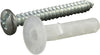 (AF5™) 3/16 ALLIGATOR® Anchor w/ Flange with #8 x 1 1/4 Combo Pan Self Tapping Screws Zinc (6 Pcs) - FMW Fasteners