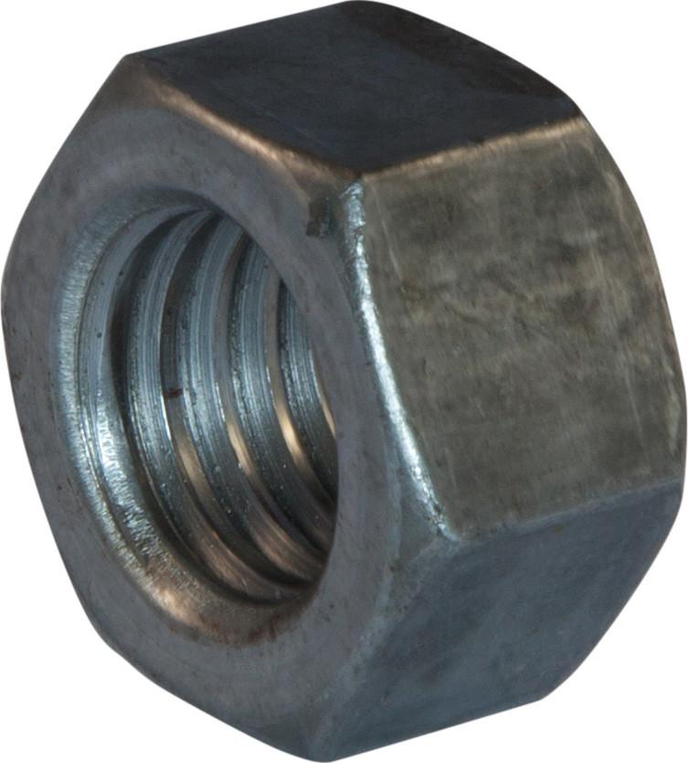 10 Écrous Hexagonaux Finis 2"-4-1/2 Grade 2 Zingués - Fastenere