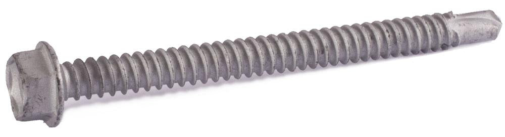 12-14 x 1 Hex Washer Head TEKS® Self Drilling Screw (T3) Climaseal® (4000)