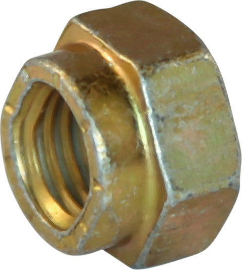 1 1/8-12 L9 Hex Collar Locknuts Cadmium Yellow & Wax Coated