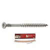 10 x 2 1/2 - PAMFast Small Flat Head X-Point Type 17 Wood Decking Stainless Steel AutoFeed Screws - Carton (1000)