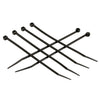 14 in.  Len x 120 lbs rated (0.30 w)- Proferred Nylon 66 UV Rated 1000 Hrs Black Cable Ties - Pkg (500)