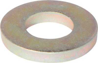 1/4 SAE Flat Washer Extra Heavy/Thick Yellow Zinc Plated - FMW Fasteners