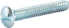 10-24 x 5/16 Slotted Round Machine Screw Zinc Plated - FMW Fasteners