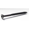 9 x 2-1/2 Strong-Point® Square Drive Flat Head w/ Nibs Particle Board Screw Type 17 Black Oxide - Carton (2500)