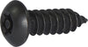 14 x 1/2 Tamper Resistant Torx Drive Button Head Sheet Metal Screw Steel Black (T-27) - FMW Fasteners