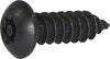 14 x 3/4 Tamper Resistant Torx Drive Button Head Sheet Metal Screw Steel Black (T-27) - FMW Fasteners