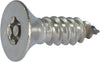 10 x 1 1/4 Tamper Resistant Torx Flat Head Sheet Metal Screw 18-8 Stainless Steel (T-25) - FMW Fasteners