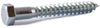 5/16 x 2 1/2 Hex Lag Screw Zinc Plated - FMW Fasteners