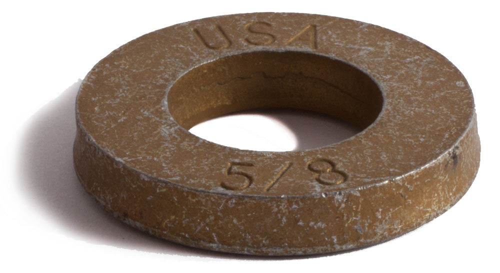 100 Pcs 1/4 Inch Grade 8 USS Flat Washers Yellow Zinc Plated Alloy Steel