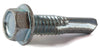 12-24 x 7/8 Hex Washer Head Self Drill Screw - T4 Zinc Plated - FMW Fasteners
