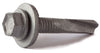 1/4-28 x 3 Hex Washer Head TEKS® Self Drilling Screw (T5) Climaseal® w/ Bonded Washer - FMW Fasteners
