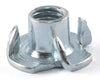 1/4-20 x 5/16 Tee Nut 4 Prong Zinc Plated - FMW Fasteners