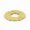 1/2 Extra Heavy Flat Washers Yellow Zinc CR+6 Domestic USA -  Package (100)