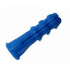 4-6-8 x 7/8 Ribbed Plastic Anchor Nylon Blue