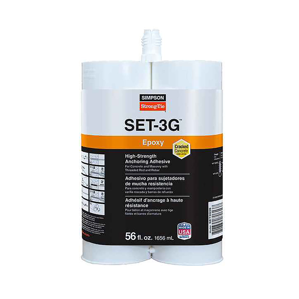 Simpson Epoxy Chart.pdf Simpson SET-3G™ High-Strength Epoxy Adhesive Nozzle Not Included - 56 ...