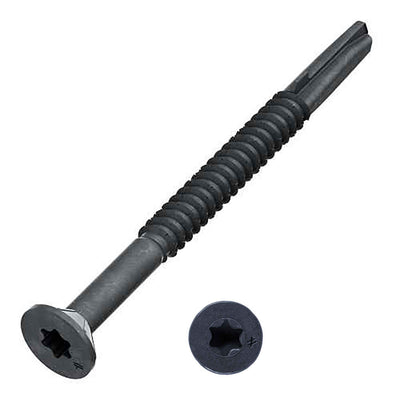 #14 x 3 Strong-Drive® TF WOOD-TO-STEEL Screw (Collated) Drive T30 6-Lobe Black Phosphate - Pack (750)