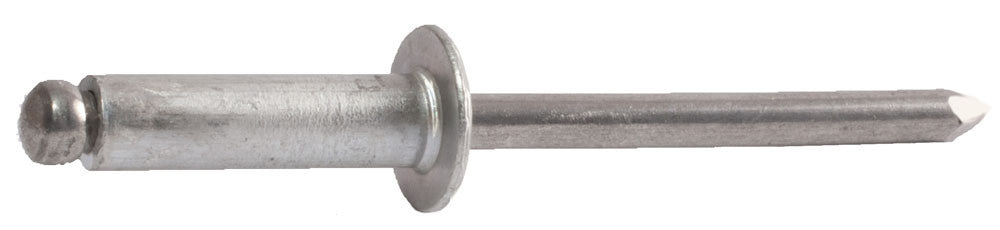 ABA 4-4 1/8 (.188-.250) x 0.375 Button Head Aluminum Rivet / Aluminum ...