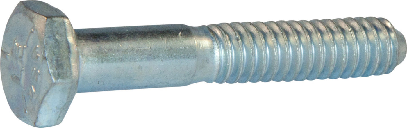 3/8-24 x 1 Grade 5 Hex Cap Screw Zinc Plated Domestic USA (100) - FMW Fasteners
