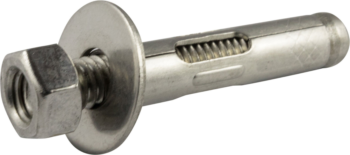1/2-13 x 3 Hex Sleeve-All™ 304 SS (25) - FMW Fasteners