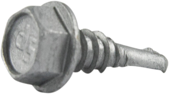 12-24 x 7/8 Hex Washer Head Self Drilling Screw TEK 4 Strong-Shield Coated