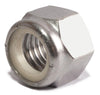 M18-2.5 DIN 985 Nylon Insert Locknuts A2 Stainless Steel - Metric