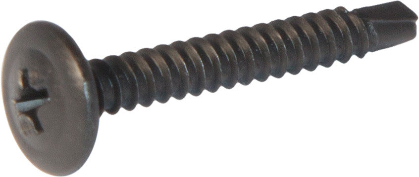 8-18 x 1 1/4 Phillips Modified Truss Self Drill Screw Black - FMW Fasteners