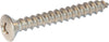 10 x 1 1/4 Phillips Oval Sheet Metal Screw 18-8 (A2) Stainless Steel - FMW Fasteners