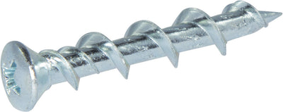 1/4 x 1 1/4 Phillips Oval Wall-Dog™ Light Duty Anchors Zinc Plated - Box (100) - FMW Fasteners
