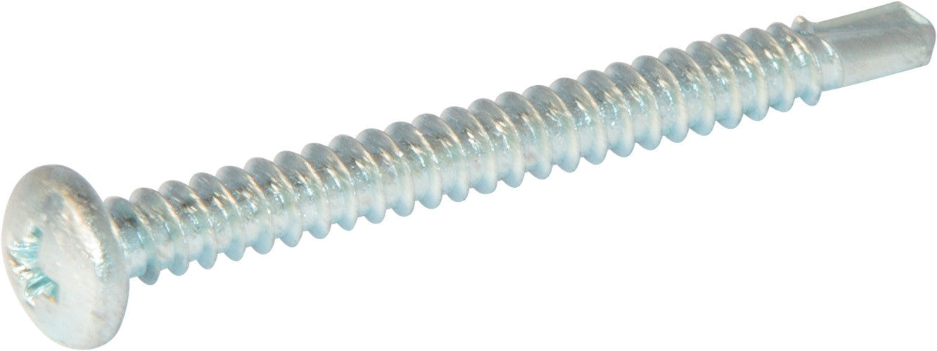 14-14 x 1 1/2 Phillips Pan Self Drill Screw Zinc Plated - FMW Fasteners