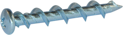 1/4 x 1 1/4 Phillips Pan Wall-Dog™ Light Duty Anchors Zinc Plated - Box (100) - FMW Fasteners