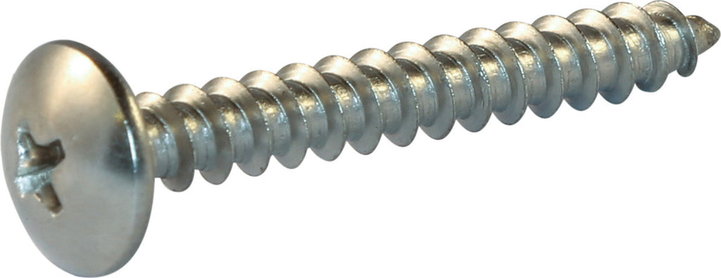 12 x 2 Phillips Truss Head Sheet Metal Screw 18-8 (A2) Stainless