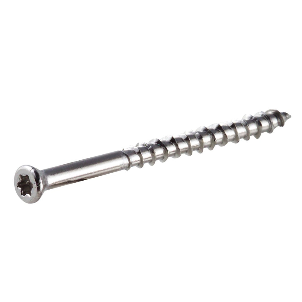 #7 x 3 Simpson Trim Head Deck-Drive™ DWP WOOD Screw 305 Stainless Steel (T15) - Box (350)