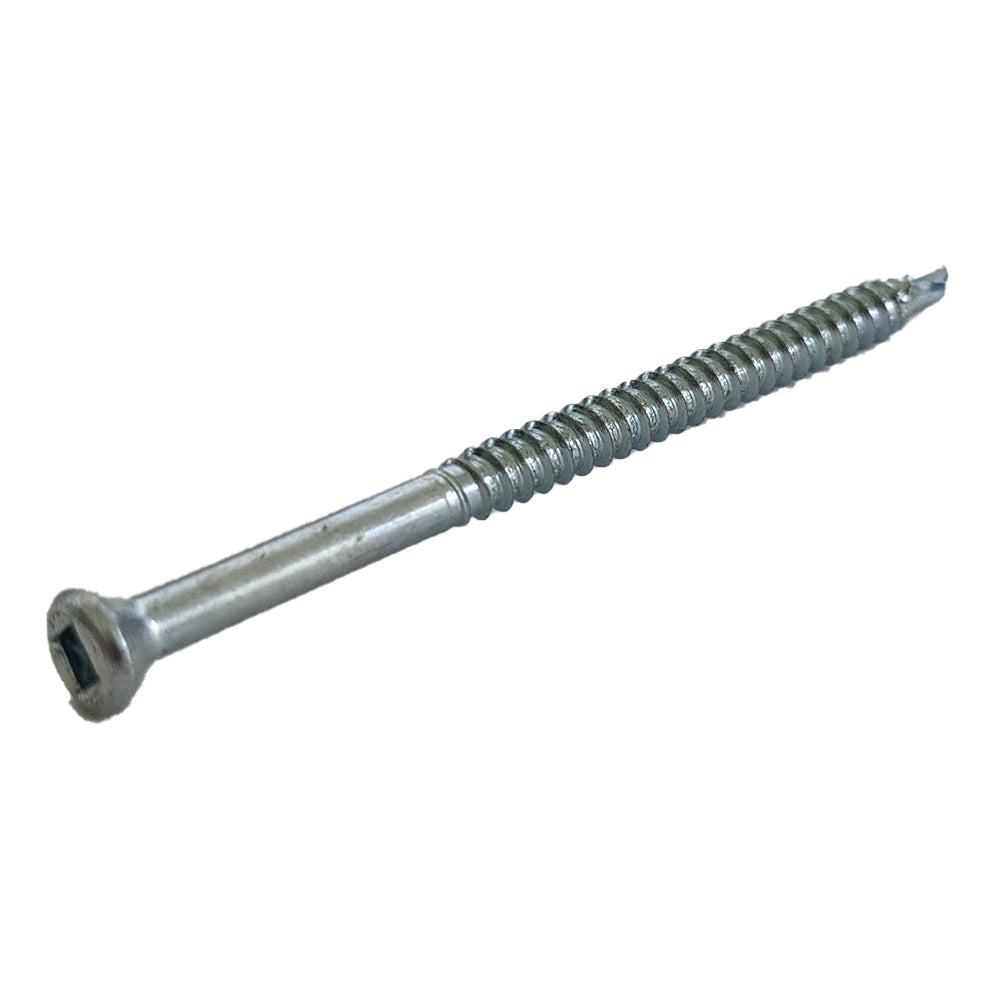 8-18 x 3 Strong Point® Square Drive Trim Head Self Drilling Screw Zinc Plated - Carton (2000)