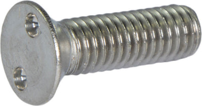 M6-1.00 x 40 Tamper Resistant Drilled Spanner Flat Head Machine Screw 18-8 Stainless Steel - Metric (#14) - FMW Fasteners
