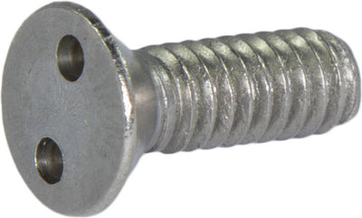1/4-20 x 1/2 Tamper Resistant Drilled Spanner Flat Head Machine Screw 18-8 Stainless Steel - FMW Fasteners