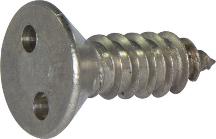 6 x 2 Tamper Resistant Drilled Spanner Flat Head Sheet Metal Screw 18-8 Stainless Steel - FMW Fasteners