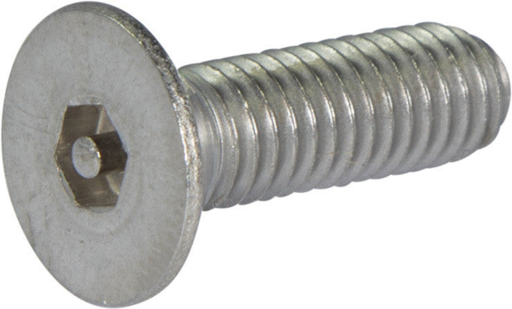 M5-0.80 x 20 Tamper Resistant Hex Flat Head Machine Screw 18-8 Stainless Steel - Metric (5/32) - FMW Fasteners
