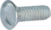 8-32 x 5/8 Tamper Resistant One Way Oval Head Screw Zinc - FMW Fasteners