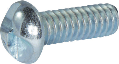 10-32 x 1 1/4 Tamper Resistant One Way Round Head Machine Screw Zinc - FMW Fasteners