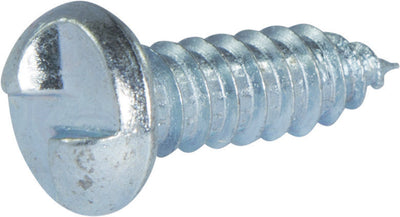 8 x 3/4 Tamper Resistant One Way Round Head Sheet Metal Screw Zinc - FMW Fasteners