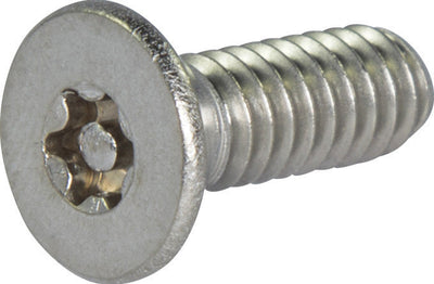 M6-1.00 x 40 Tamper Resistant Torx Flat Head Machine Screw 18-8 Stainless Steel - Metric (T-30) - FMW Fasteners