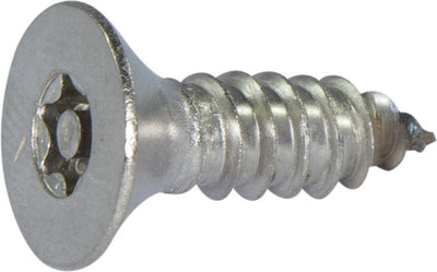 6 x 1/2  Tamper Resistant Torx Flat Head Sheet Metal Screw 18-8 Stainless Steel (T-15) - FMW Fasteners