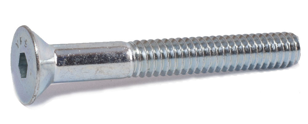 1/4-28 x 5/8 Flat Socket Cap Screw Zinc - FMW Fasteners