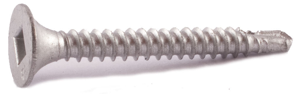 8 x 2 Simpson Bugle-Head Self-Drilling Screw - Square Drive 410 SS - Box (100) - FMW Fasteners