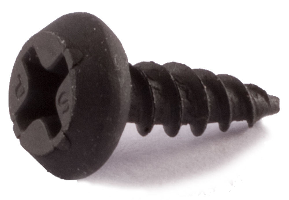 6 x 7/16 Phillips Pan Framing Screws Black Phosphate - Carton (10,000) - FMW Fasteners