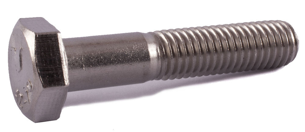 M12-1.75 x 100 Hex Cap Screw DIN 931 A2 (18-8) Stainless Steel - FMW Fasteners