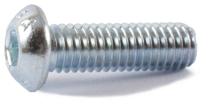 M3-0.50 x 10 Button Socket Cap Screw 12.9 ISO 7380 CR+3 Zinc - FMW Fasteners